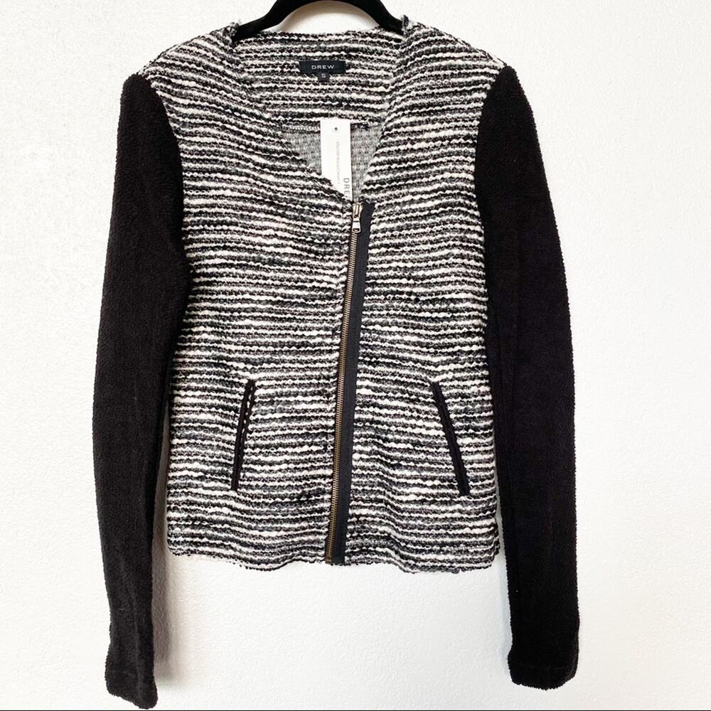DREW Anthropologie Tweed Jacket Size Small
